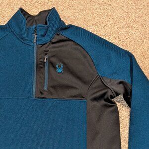 Spyder Bandit 1/2 Zip Knit-Fleece Lined Sweater